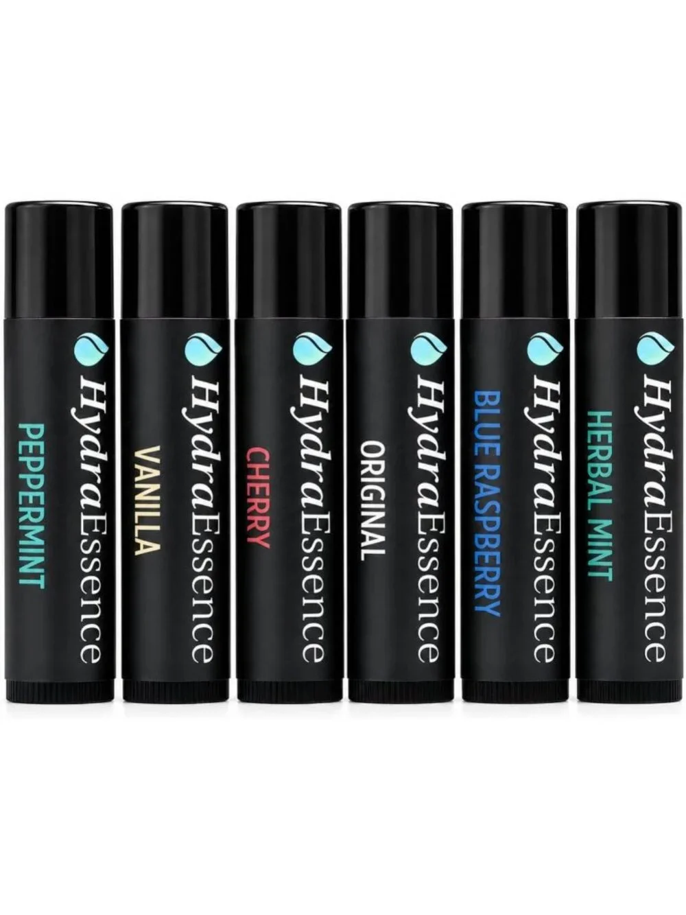 12-Pack Lip Balm Variety | 6 Flavor Set | No Menthol, No Camphor | USA Made